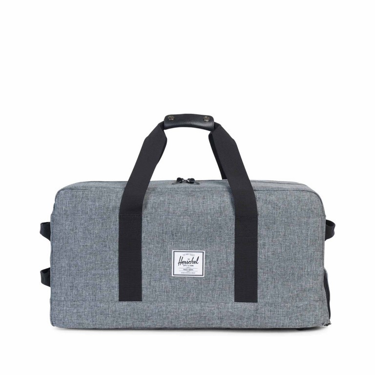 Reisetasche Outfitter Raven Crosshatch Black, Farbe: schwarz, Marke: Herschel, EAN: 0828432170579, Abmessungen in cm: 61x33x30, Bild 1 von 4