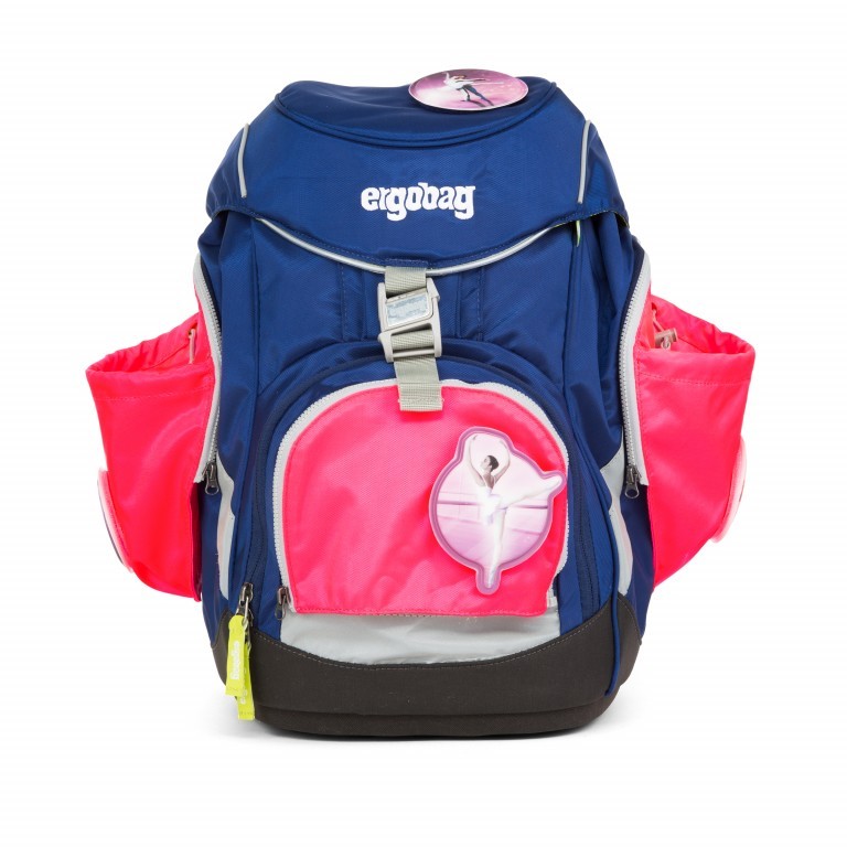 Sicherheitsset Pack Seitentaschen Zip-Set Pink, Farbe: rosa/pink, Marke: Ergobag, EAN: 4057081011124, Bild 2 von 3