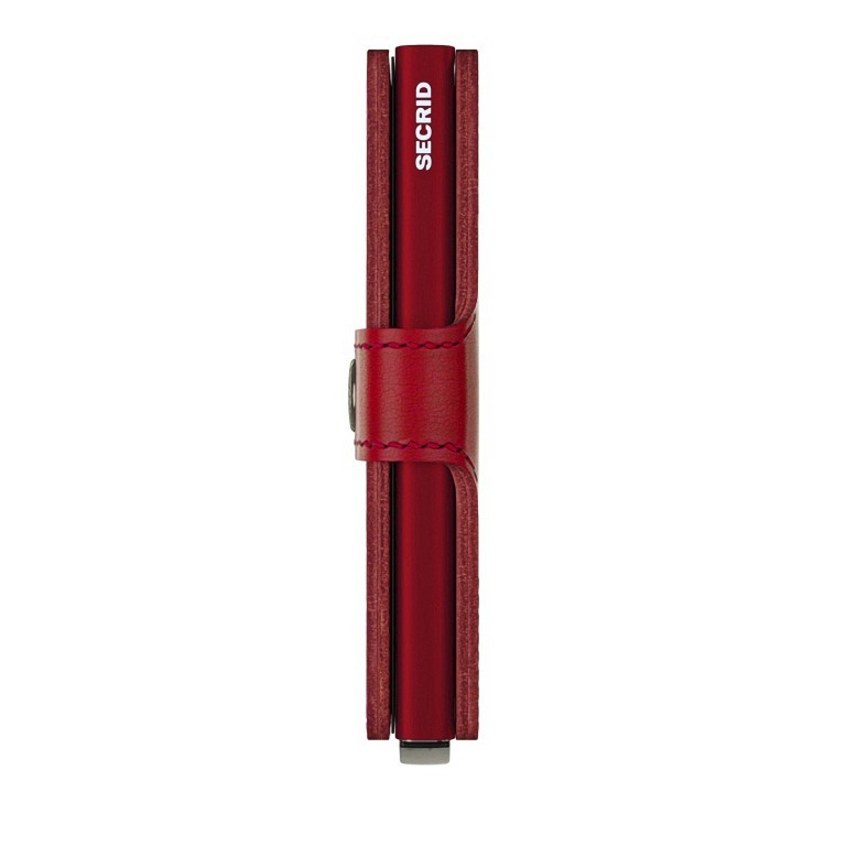 Geldbörse Miniwallet Original mit RFID-Schutz Red Red, Farbe: rot/weinrot, Marke: Secrid, EAN: 8718215285878, Abmessungen in cm: 6.8x10.2x2.1, Bild 2 von 5