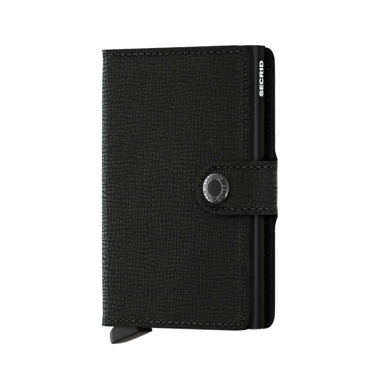 Geldbörse Miniwallet Crisple Black, Farbe: schwarz, Marke: Secrid, EAN: 8718215281085, Abmessungen in cm: 6.8x10.2x1.6, Bild 1 von 3