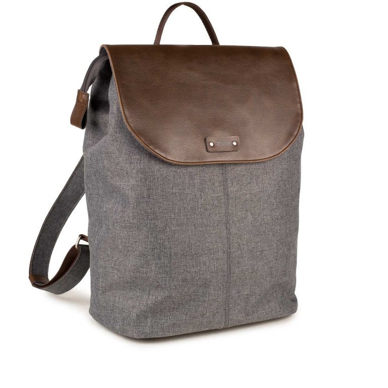 Rucksack Olli O13 Stone, Farbe: grau, Marke: Zwei, EAN: 4250257911895, Abmessungen in cm: 28x40.5x14.5, Bild 2 von 6