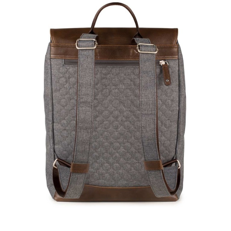 Rucksack Olli O13 Stone, Farbe: grau, Marke: Zwei, EAN: 4250257911895, Abmessungen in cm: 28x40.5x14.5, Bild 3 von 6