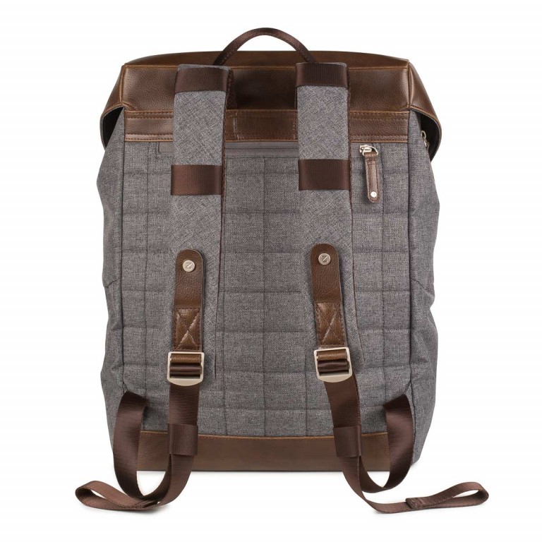 Rucksack Olli O14 Stone, Farbe: grau, Marke: Zwei, EAN: 4250257911956, Abmessungen in cm: 29x41x13, Bild 2 von 3