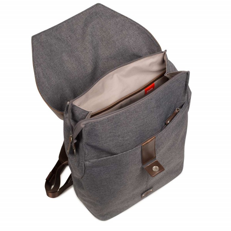 Rucksack Olli O14 Denim, Farbe: blau/petrol, Marke: Zwei, EAN: 4250257912137, Abmessungen in cm: 29x41x13, Bild 3 von 3