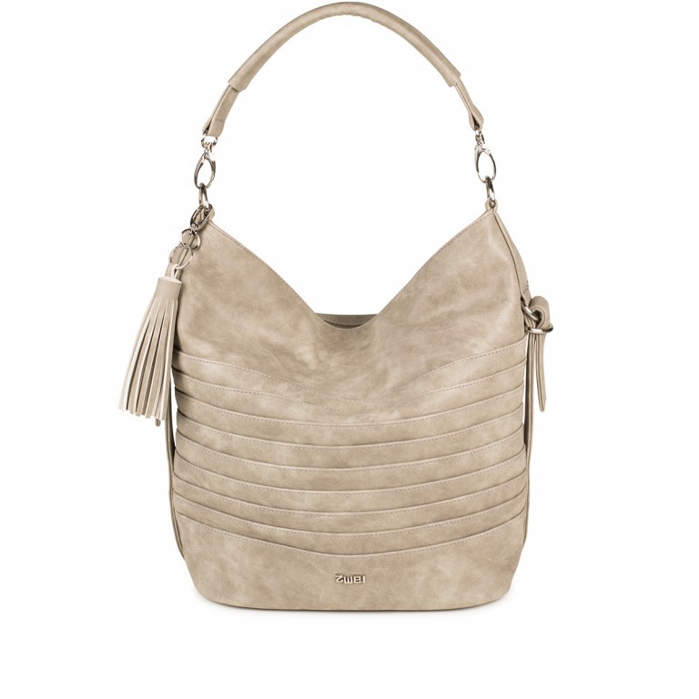 Beuteltasche Conny CY14 Linen, Farbe: beige, Marke: Zwei, EAN: 4250257913394, Abmessungen in cm: 27x36x16.5, Bild 1 von 4