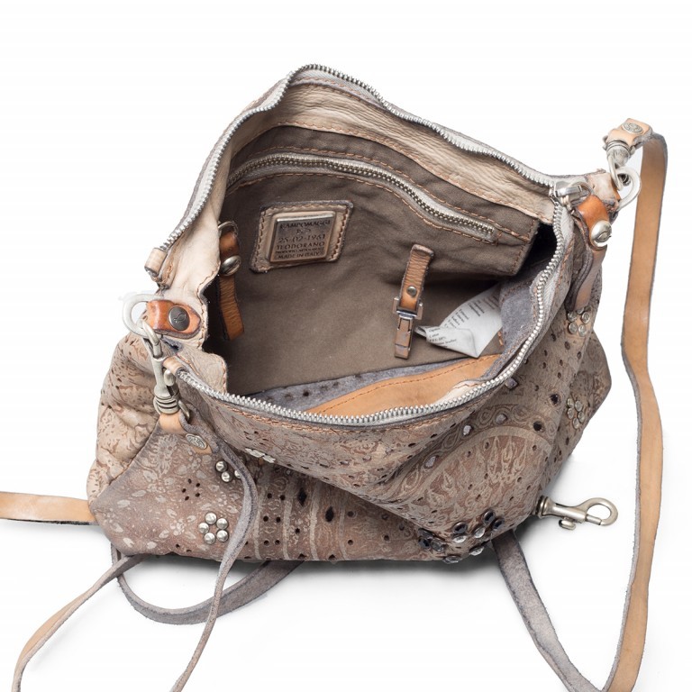 Tasche Echinacea C4446-SBVLT Leder Perla, Farbe: beige, Marke: Campomaggi, Abmessungen in cm: 29x23x3, Bild 4 von 5