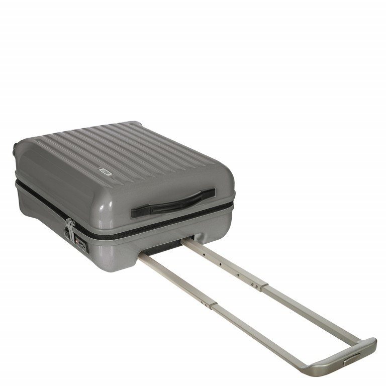 Koffer Riccione Größe 55 cm Silver, Farbe: metallic, Marke: Brics, EAN: 8016623095882, Abmessungen in cm: 40x55x20, Bild 8 von 8