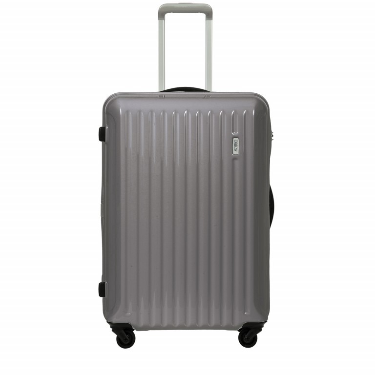 Koffer Riccione Größe 69 cm Silver, Farbe: metallic, Marke: Brics, EAN: 8016623847733, Abmessungen in cm: 48x69x28, Bild 1 von 8