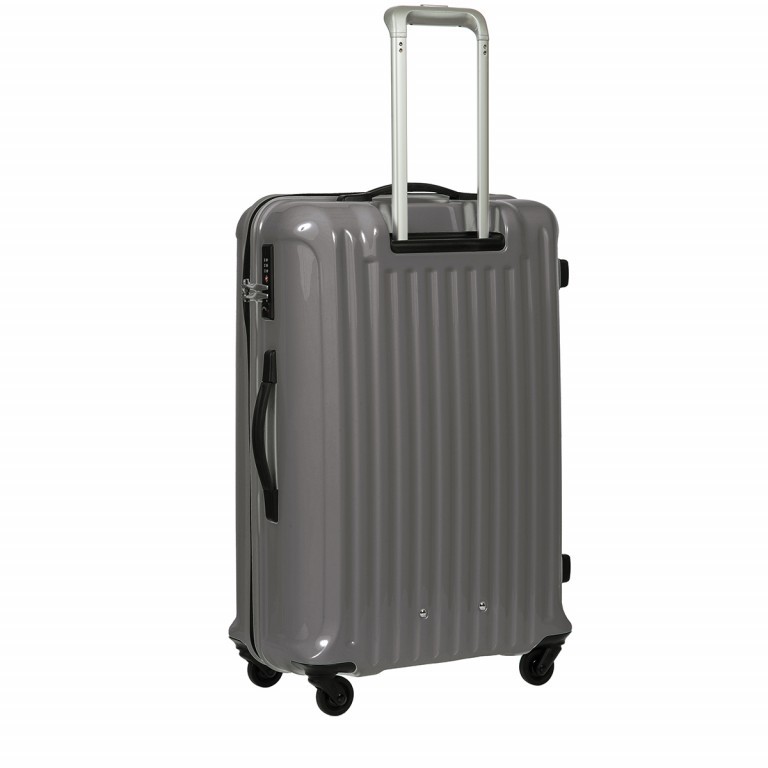 Koffer Riccione Größe 69 cm Silver, Farbe: metallic, Marke: Brics, EAN: 8016623847733, Abmessungen in cm: 48x69x28, Bild 7 von 8