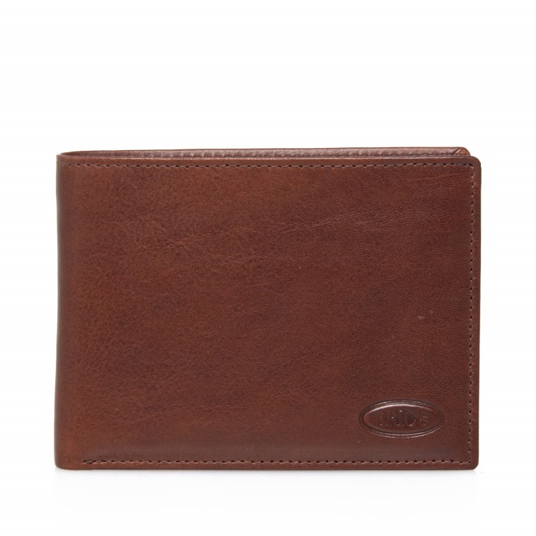 Geldbörse Monte Rosa Dark Brown, Farbe: braun, Marke: Brics, EAN: 8016623874951, Abmessungen in cm: 12x9.3x2, Bild 1 von 4