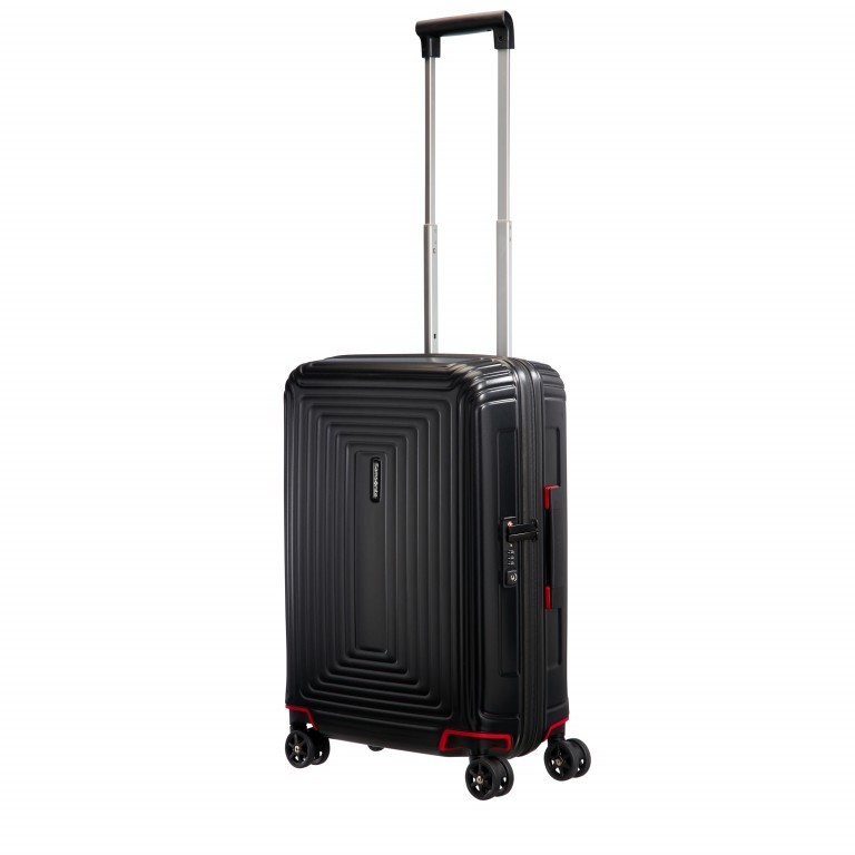 Koffer neopulse Spinner 55 Matte Black, Farbe: schwarz, Marke: Samsonite, EAN: 5414847686665, Abmessungen in cm: 40x55x20, Bild 2 von 8