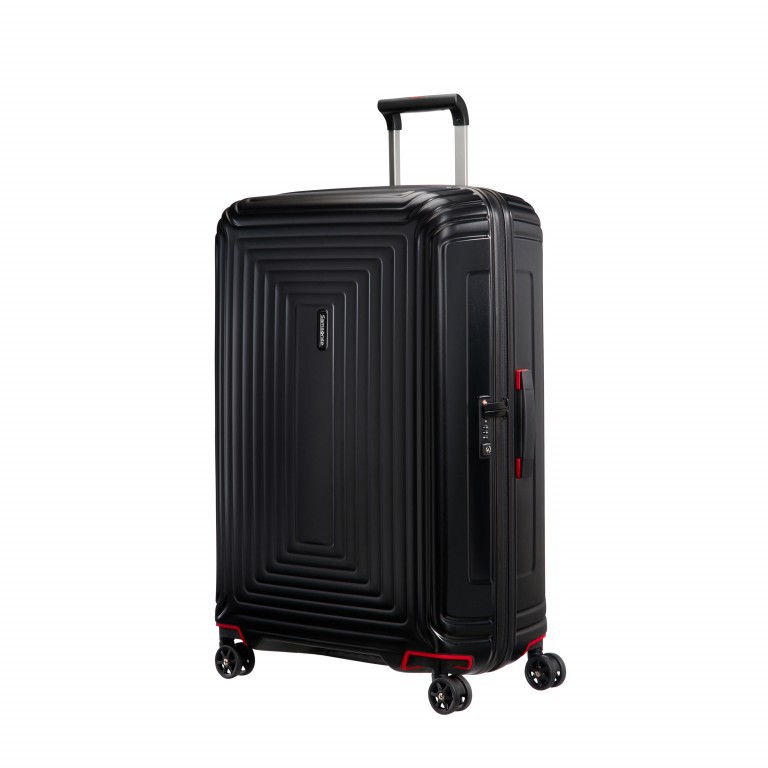 Koffer neopulse Spinner 69 Matte Black, Farbe: schwarz, Marke: Samsonite, EAN: 5414847686689, Abmessungen in cm: 46x69x27, Bild 1 von 7