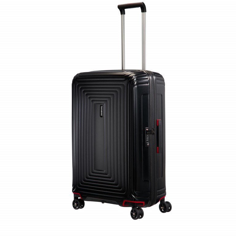 Koffer neopulse Spinner 75 Matte Black, Farbe: schwarz, Marke: Samsonite, EAN: 5414847686702, Abmessungen in cm: 51x75x28, Bild 2 von 6