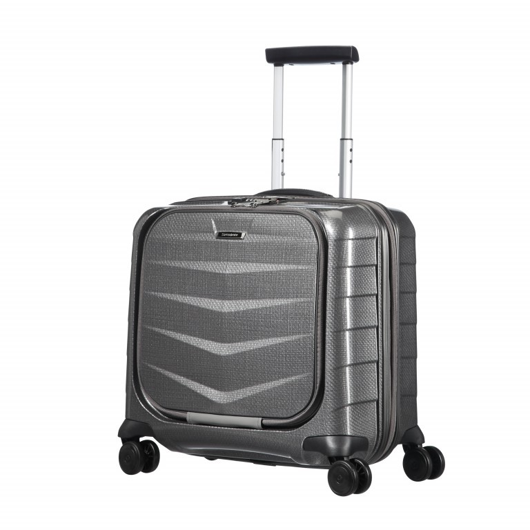 Pilotenkoffer Lite-Biz Spinner Rolling Tote mit Laptopfach 17,0 Zoll Eclipse Grey, Farbe: grau, Marke: Samsonite, EAN: 5414847664861, Abmessungen in cm: 44x43x23, Bild 1 von 11