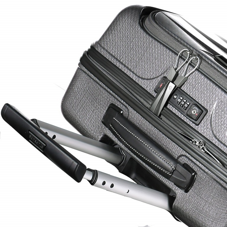 Pilotenkoffer Lite-Biz Spinner Rolling Tote mit Laptopfach 17,0 Zoll Eclipse Grey, Farbe: grau, Marke: Samsonite, EAN: 5414847664861, Abmessungen in cm: 44x43x23, Bild 7 von 11