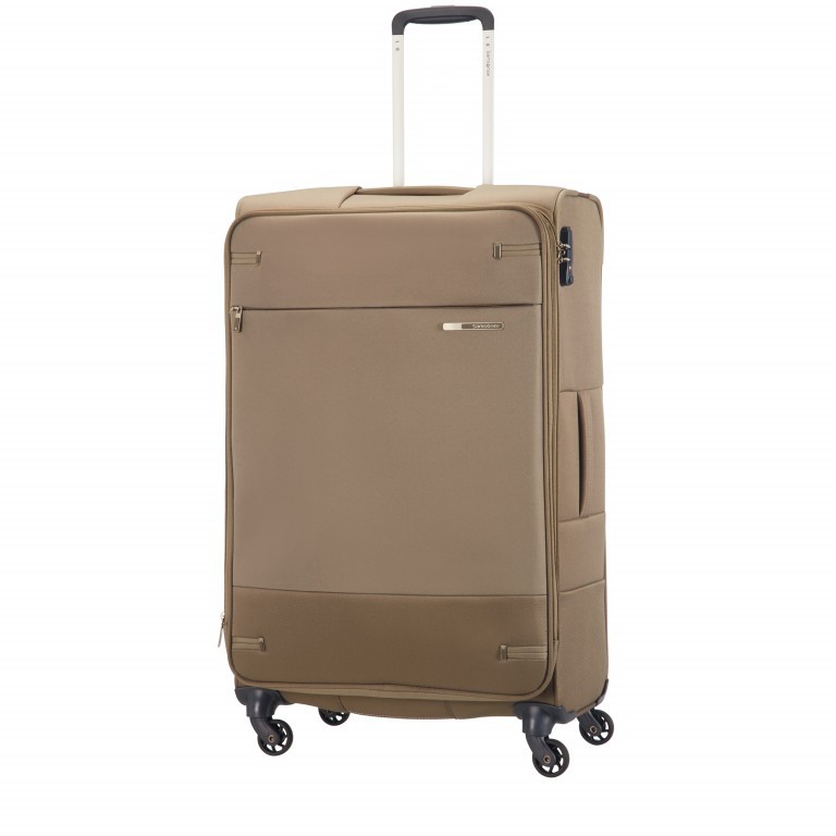 Koffer base-boost Spinner 78 Walnut, Farbe: taupe/khaki, Marke: Samsonite, EAN: 5414847724299, Abmessungen in cm: 48x78x31, Bild 2 von 6