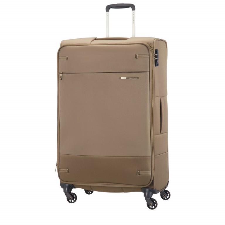 Koffer base-boost Spinner 78 Walnut, Farbe: taupe/khaki, Marke: Samsonite, EAN: 5414847724299, Abmessungen in cm: 48x78x31, Bild 1 von 6