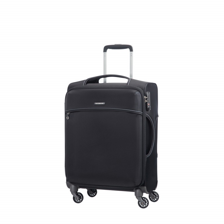 Koffer B-Lite Fresh Spinner 55 Black, Farbe: schwarz, Marke: Samsonite, Abmessungen in cm: 55x40x20, Bild 1 von 5