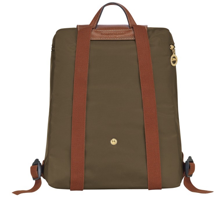 Rucksack Le Pliage Rucksack Khaki, Farbe: taupe/khaki, Marke: Longchamp, EAN: 3597921264675, Abmessungen in cm: 26x28x10, Bild 3 von 5