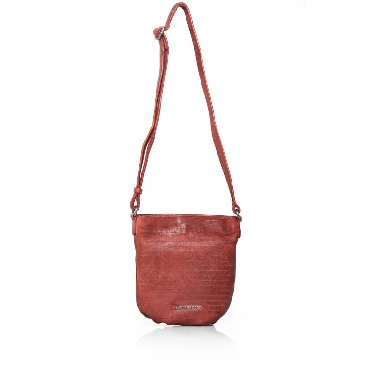 Crossbag S. C. Round 129-06 Rustic Orange, Farbe: rot/weinrot, Marke: FredsBruder, Abmessungen in cm: 20x23x5, Bild 5 von 5