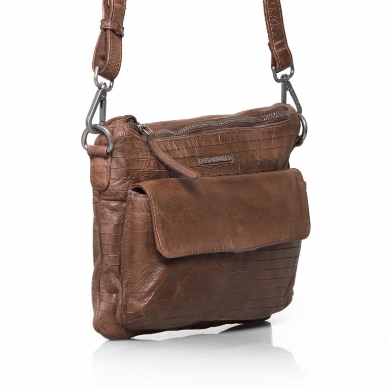 Crossbag S. C. Cutty 129-13 Hazelnut, Farbe: braun, Marke: FredsBruder, Abmessungen in cm: 26x23x11, Bild 2 von 5