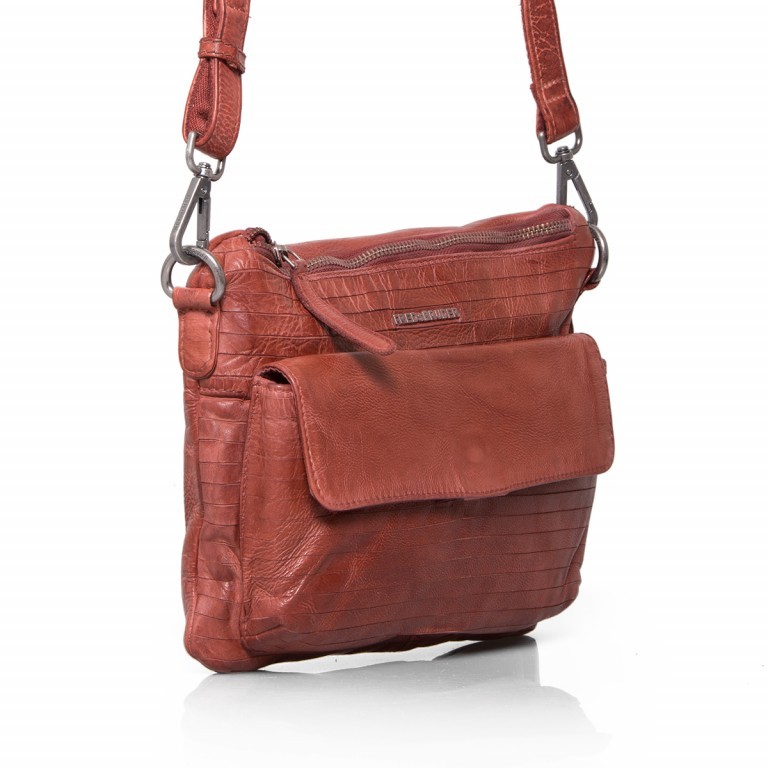 Crossbag S. C. Cutty 129-13 Rustic Orange, Farbe: rot/weinrot, Marke: FredsBruder, Abmessungen in cm: 26x23x11, Bild 2 von 5