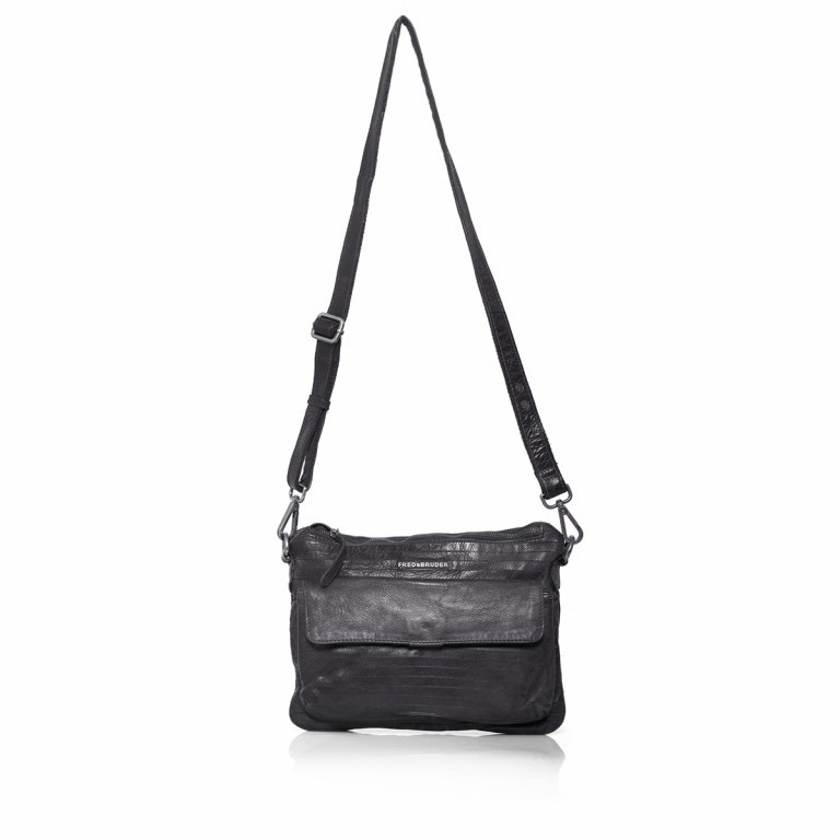 Crossbag S. C. Cutty 129-13 Dark Grey, Farbe: anthrazit, Marke: FredsBruder, Abmessungen in cm: 26x23x11, Bild 5 von 5