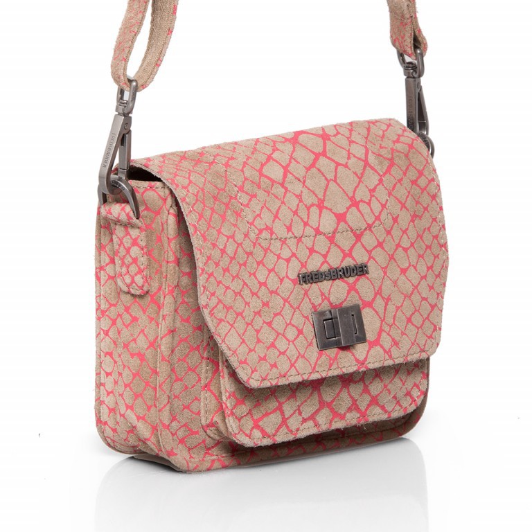 Tasche Crazy Bite 133-07 Pink, Farbe: rosa/pink, Marke: FredsBruder, Abmessungen in cm: 20x18x6, Bild 3 von 5