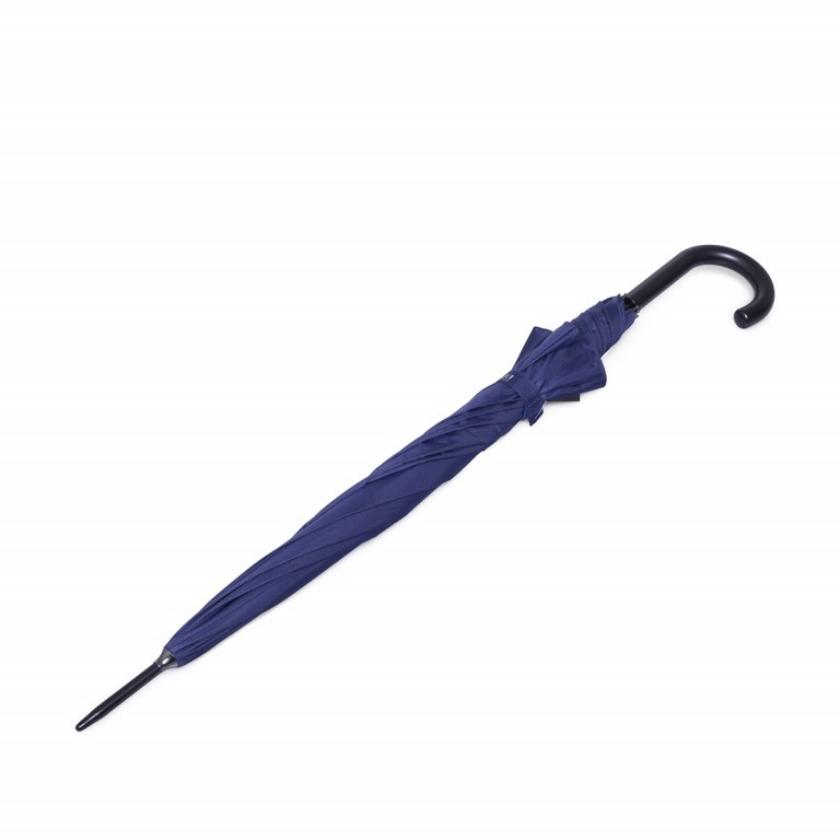 Schirm Long Automatik Blau, Farbe: blau/petrol, Marke: Hausfelder Manufaktur, EAN: 4012428230057, Bild 3 von 3