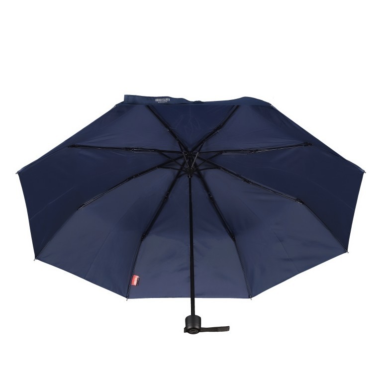 Schirm Super Mini Manuell Blau, Farbe: blau/petrol, Marke: Hausfelder Manufaktur, EAN: 4065646004870, Bild 1 von 3
