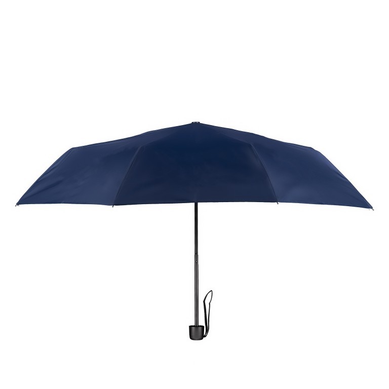 Schirm Super Mini Manuell Blau, Farbe: blau/petrol, Marke: Hausfelder Manufaktur, EAN: 4065646004870, Bild 2 von 3