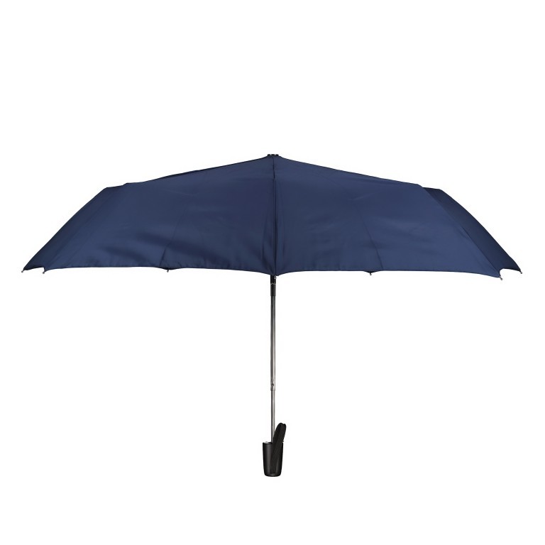 Schirm Mini Automatik Blau, Farbe: blau/petrol, Marke: Hausfelder Manufaktur, EAN: 4065646004900, Bild 2 von 3