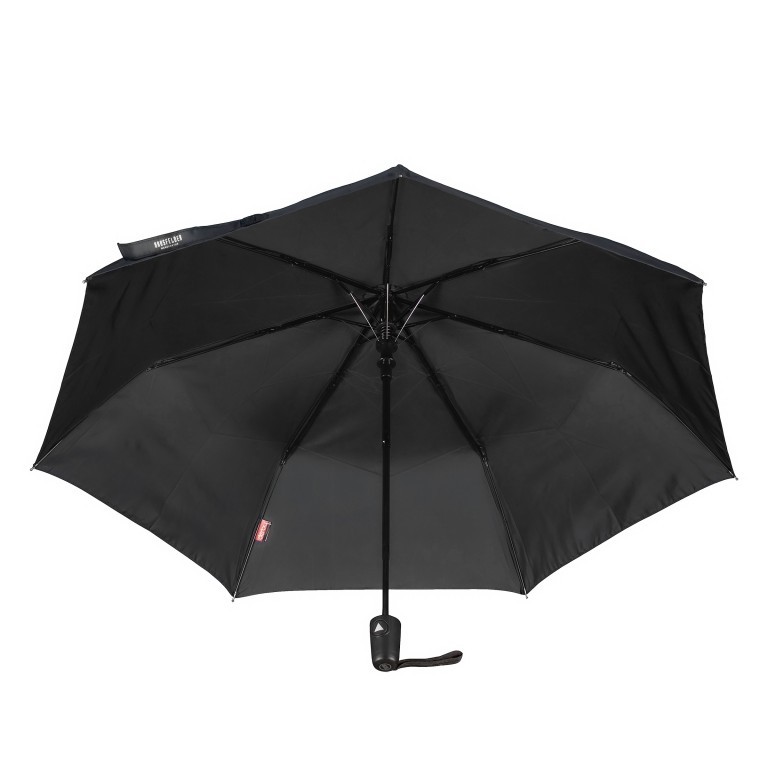 Schirm Mini Automatik Schwarz, Farbe: schwarz, Marke: Hausfelder Manufaktur, EAN: 4065646004917, Bild 1 von 3