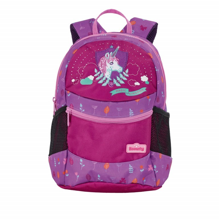 Rucksack Scouty Kinder Einhorn, Farbe: flieder/lila, Marke: Scout, EAN: 4007953402727, Abmessungen in cm: 23x30x15, Bild 1 von 1