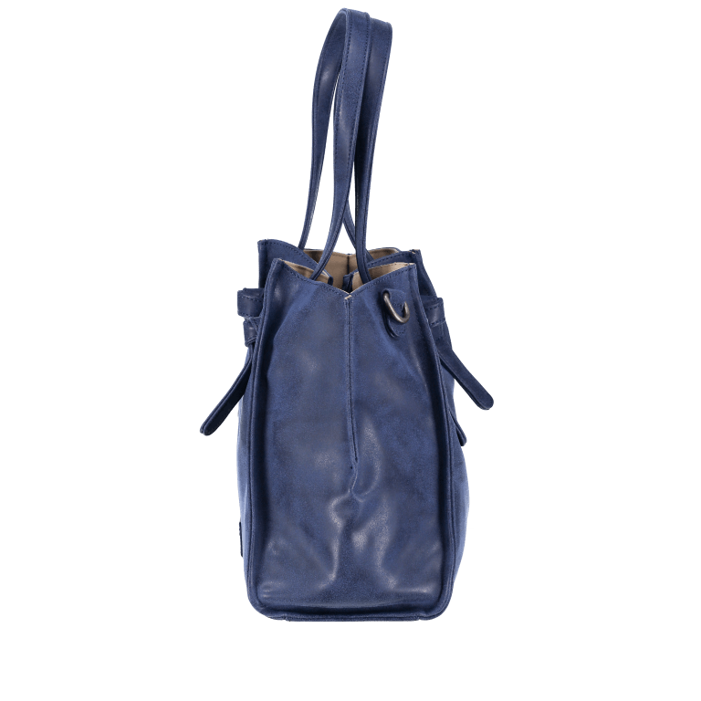 Shopper Vintage Ilona Atlantic, Farbe: blau/petrol, Marke: Fritzi aus Preußen, Abmessungen in cm: 30.5x29.5x10, Bild 2 von 5