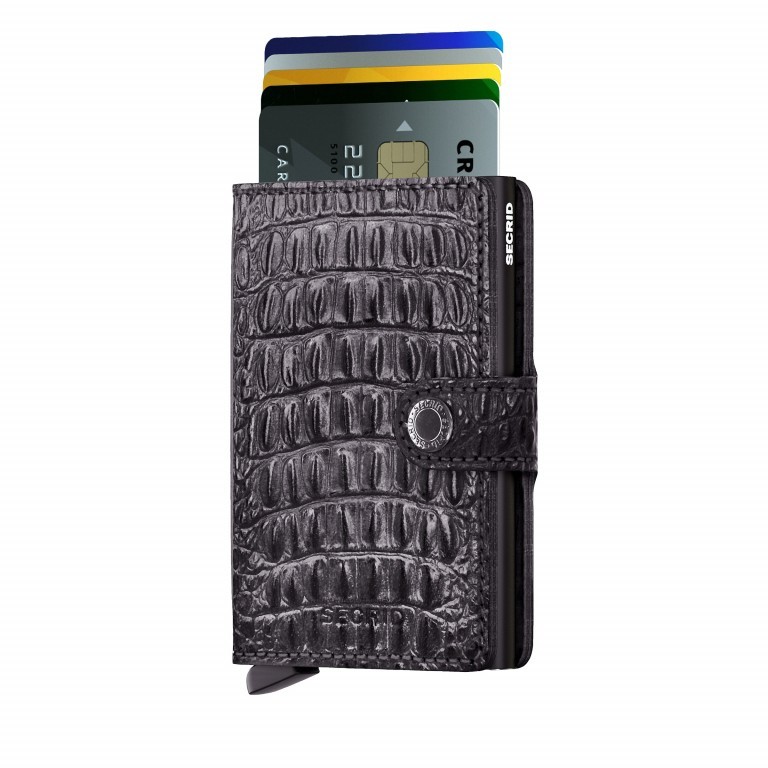 Geldbörse Miniwallet Nile Black, Farbe: schwarz, Marke: Secrid, EAN: 8718215285243, Abmessungen in cm: 6.8x10.2x2.1, Bild 5 von 5