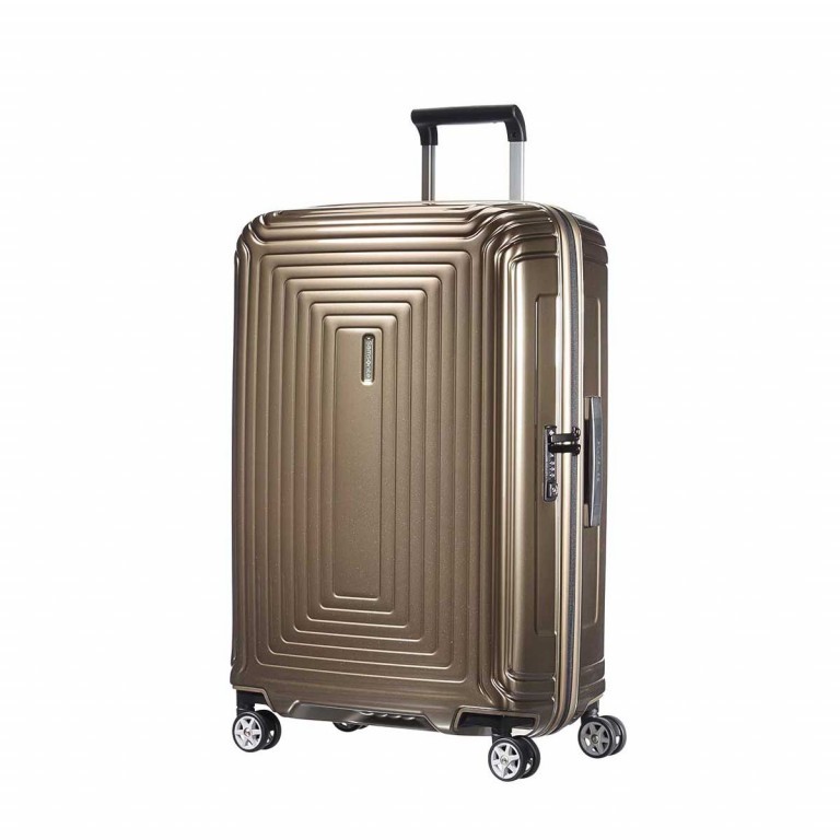 Koffer neopulse Spinner 69 Metallic Sand, Farbe: braun, Marke: Samsonite, EAN: 5414847565700, Abmessungen in cm: 46x69x27, Bild 1 von 4