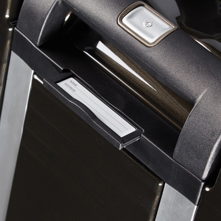 Koffer neopulse Spinner 55 Metallic Black, Farbe: anthrazit, Marke: Samsonite, EAN: 5414847565656, Abmessungen in cm: 40x55x20, Bild 9 von 9