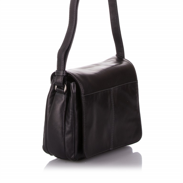 Tasche Cosy Passion C Schwarz, Farbe: schwarz, Marke: Hausfelder Manufaktur, EAN: 4046478027589, Abmessungen in cm: 28x22x10, Bild 2 von 4