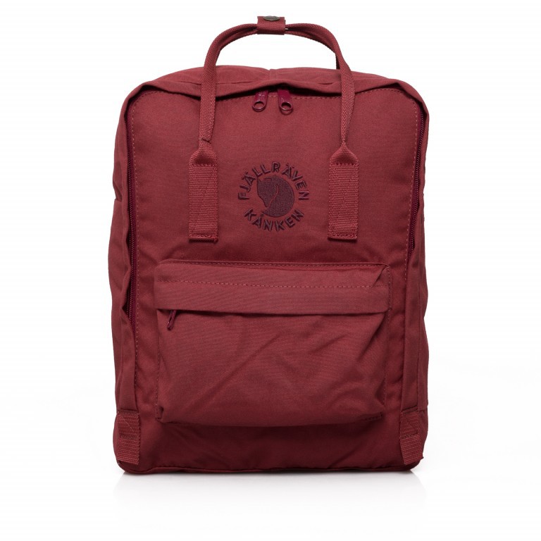 Rucksack Kånken Re-Kånken Ox Red, Farbe: rot/weinrot, Marke: Fjällräven, EAN: 7323450260125, Abmessungen in cm: 27x38x13, Bild 1 von 5