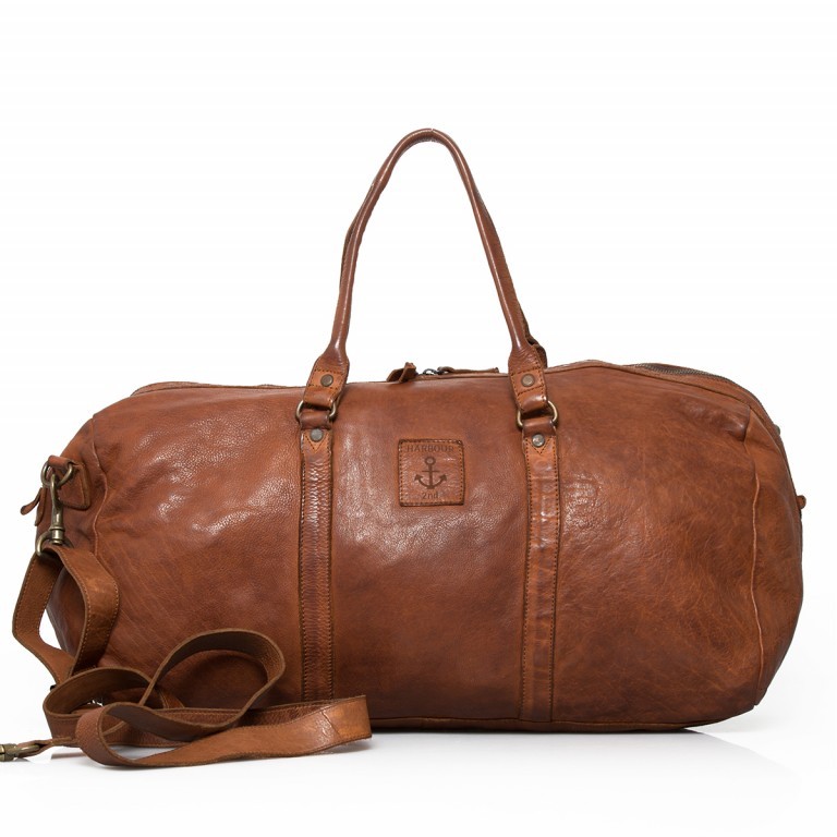 Reisetasche Cool-Casual Jan B3.5170 Charming Cognac, Farbe: cognac, Marke: Harbour 2nd, EAN: 4046478022027, Abmessungen in cm: 53x33x17, Bild 4 von 4