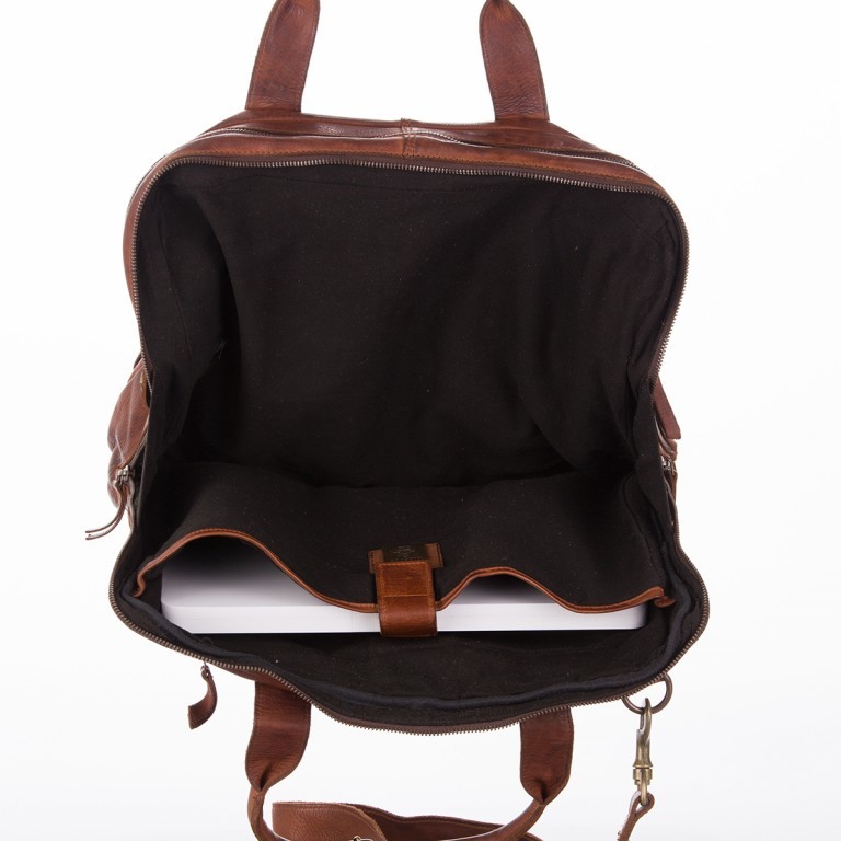 Aktentasche Cool-Casual Yukon B3.6122 Chocolate Brown, Farbe: braun, Marke: Harbour 2nd, EAN: 4046478026650, Abmessungen in cm: 41x32x7, Bild 3 von 4