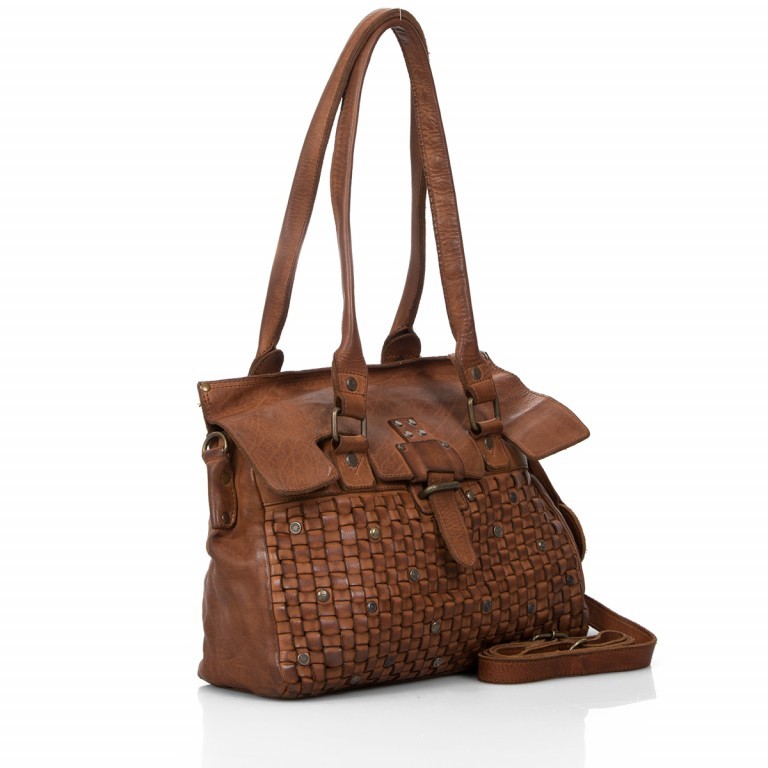 Shopper Soft-Weaving Joba B3.6070 Charming Cognac, Farbe: cognac, Marke: Harbour 2nd, EAN: 4046478026834, Abmessungen in cm: 31.5x27x10, Bild 2 von 4