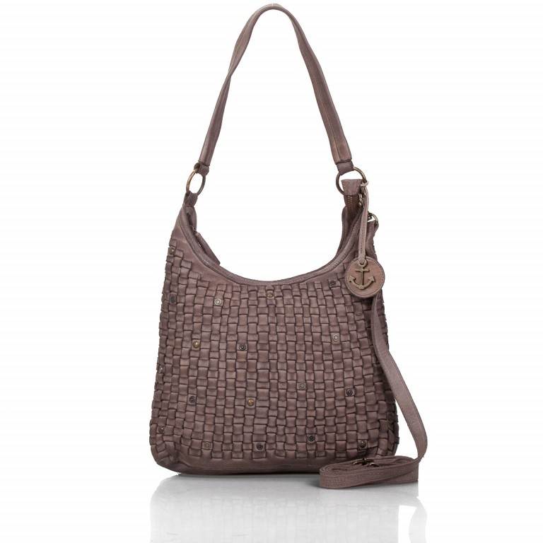 Beuteltasche Soft-Weaving Tuula B3.6104 Stone Grey, Farbe: grau, Marke: Harbour 2nd, EAN: 4046478026988, Abmessungen in cm: 30x33x9, Bild 1 von 4