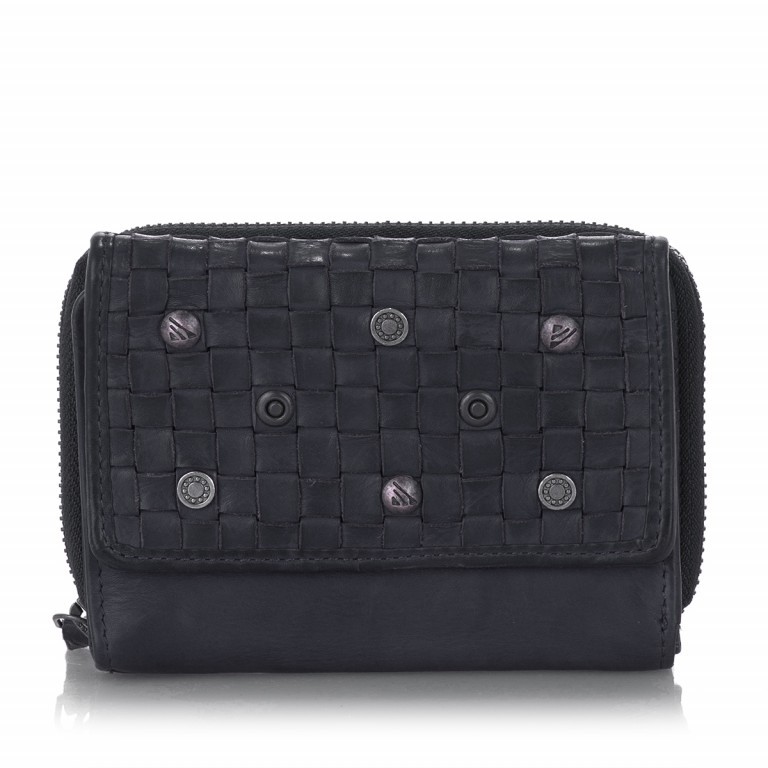 Geldbörse Soft-Weaving Yvonne B3.0883 Midnight Navy, Farbe: blau/petrol, Marke: Harbour 2nd, EAN: 4046478027244, Abmessungen in cm: 14x11x4, Bild 1 von 4