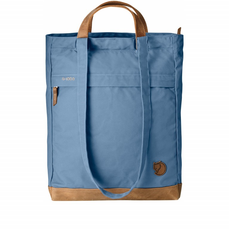 Tasche Totepack No. 2 Blue Ridge, Farbe: blau/petrol, Marke: Fjällräven, EAN: 7323450315382, Abmessungen in cm: 33x42x12, Bild 1 von 5