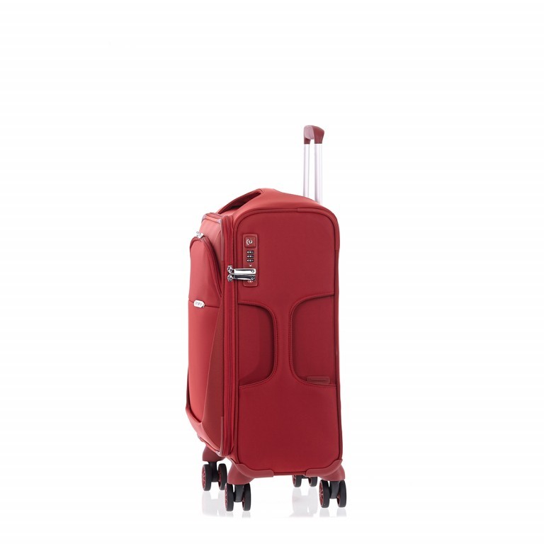 Koffer B-Lite 3 Spinner 55 Red, Farbe: rot/weinrot, Marke: Samsonite, Abmessungen in cm: 35x55x25, Bild 4 von 13