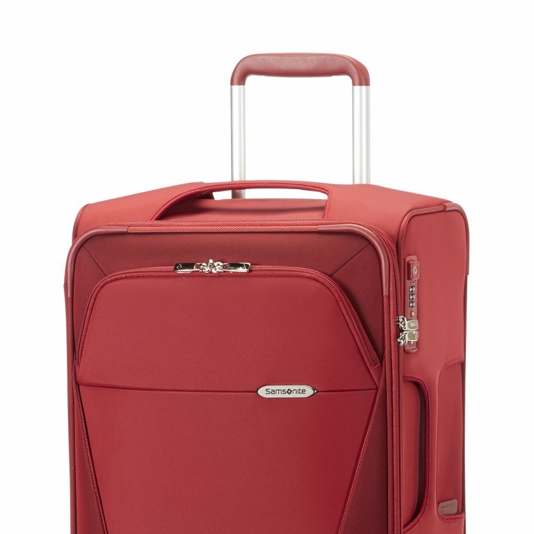 Koffer B-Lite 3 Spinner 55 Red, Farbe: rot/weinrot, Marke: Samsonite, Abmessungen in cm: 35x55x25, Bild 8 von 13