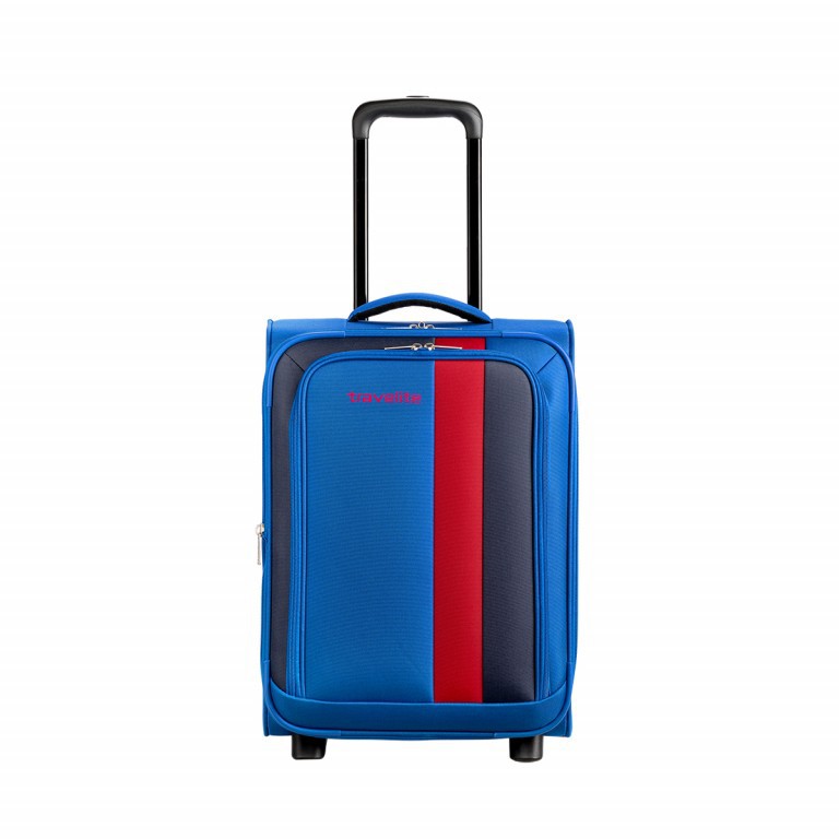 Koffer Stockholm 55 cm Blau, Farbe: blau/petrol, Marke: Travelite, Abmessungen in cm: 35x50x20, Bild 1 von 5
