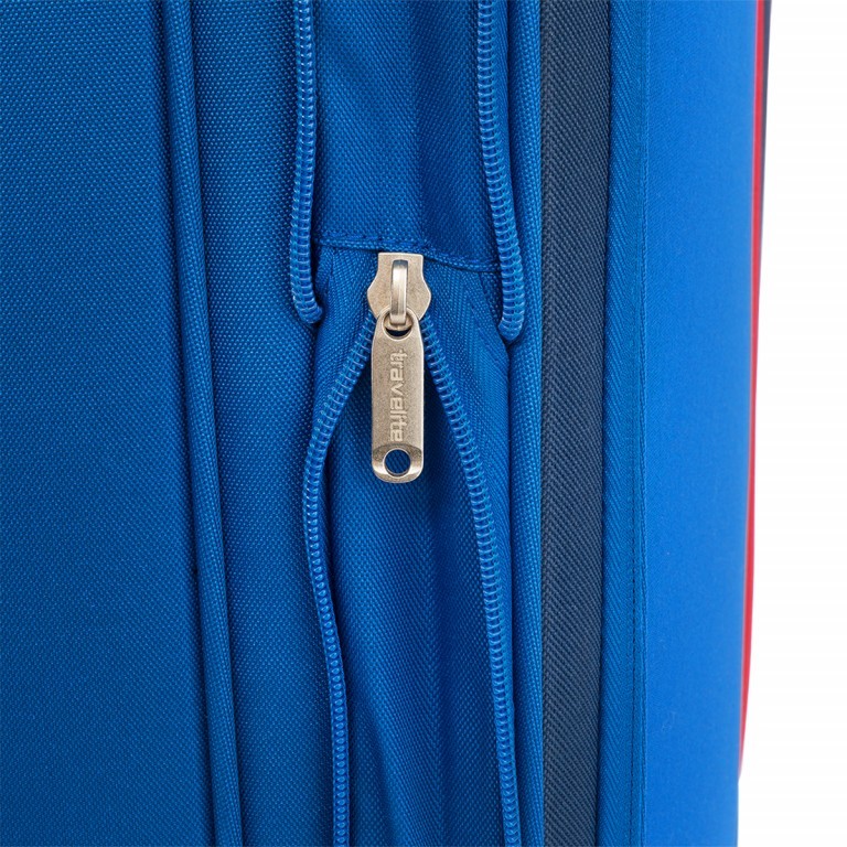 Koffer Stockholm 55 cm Blau, Farbe: blau/petrol, Marke: Travelite, Abmessungen in cm: 35x50x20, Bild 3 von 5